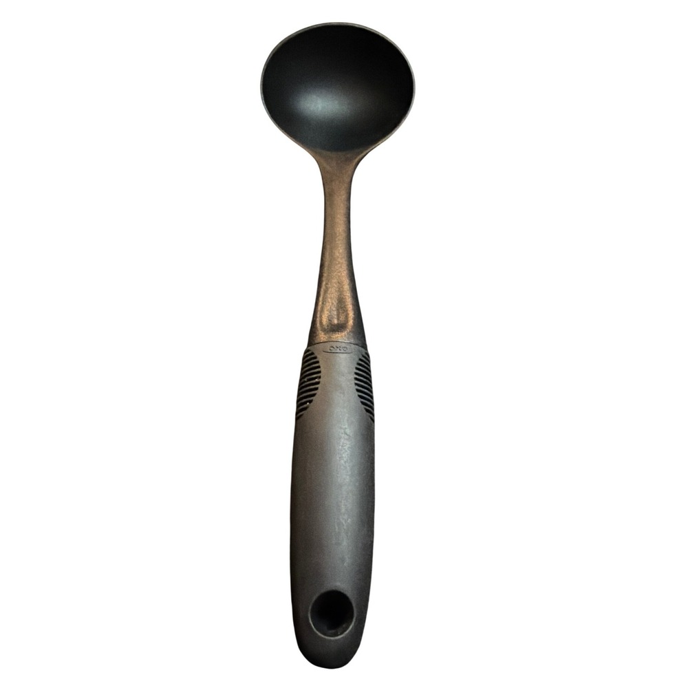 OXO Good Grips Black Nylon Ladle Heat Resistant Non Stick Safe Kitchen Utensil